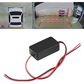ZPSHYD Car Rearview Camera Rectifier, 12V DC Power Relay Capacitor Filter Connector for Backup Camera Rectifier for Germany/American Car Series​(Black)