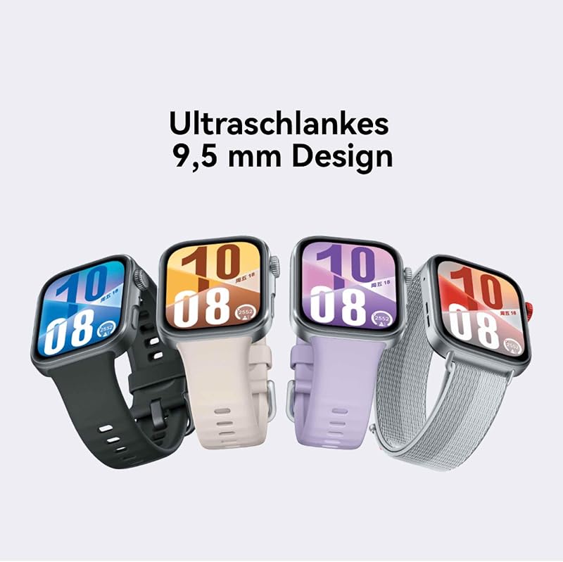 Watch FIT 4 Smartwatch, GPS, Fitness Tracker, Schwarz