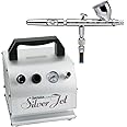 Iwata Eclipse HP-CS Airbrushing System with Silver Jet Air Compressor