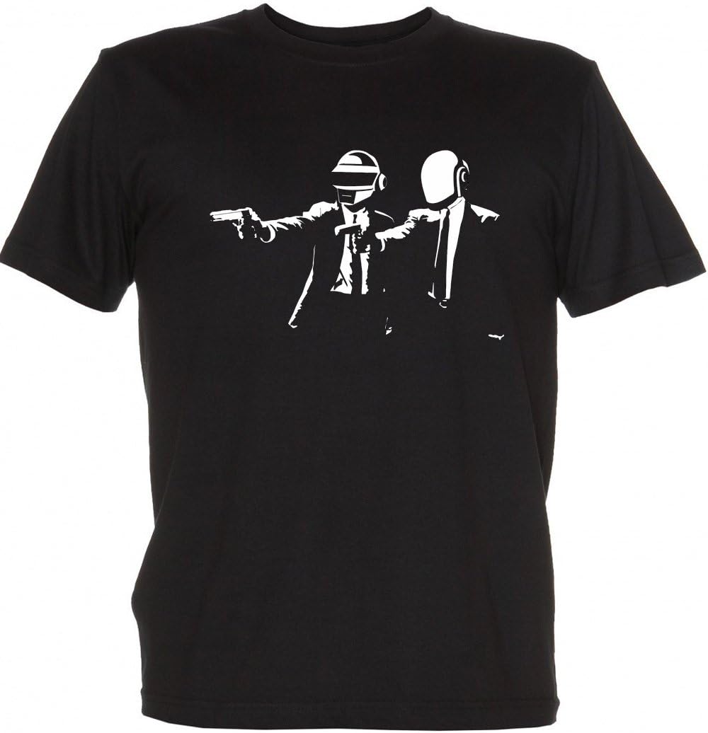 Renowned Men's Daft Punk Vs Pulp Fiction T Shirt