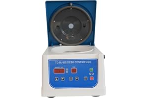 Soiiw PRP Centrifuge Lab Benchtop Centrifuge Machine with 8x15ML Place Rotor,110 V Variable Speed 500-4,000 RPM,90 Min Timer