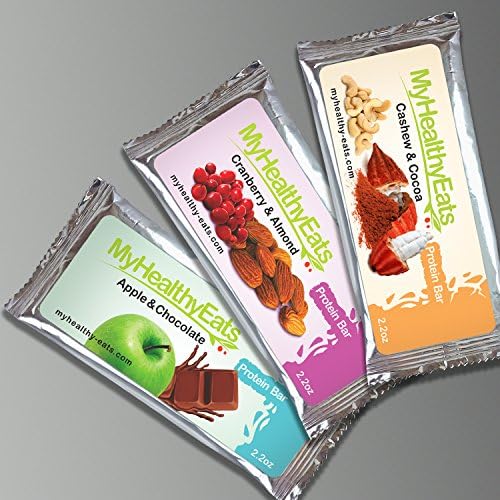 Paleo Protein Bars On Sale For May Only! - Healthy Snack Protein Bars - Low Carb &amp; Low Sugar - Free Insulated Lunch Bag