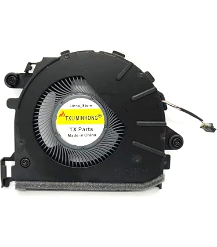 Ventilateur De Remplacement Pour HP ZBook Power G7 G8 - Refroidissement Processeur, Connecteur 4 Broches - Compatible EG75070S1