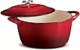 TRAMONTINA 6.5 Qt ROUND Dutch Oven OMBRE RED Enameled Cast Iron