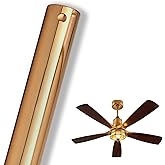 Ruiyang 12 inch Ceiling Fan Downrod with Extension Cord,1 FT Downrod for Ceiling Fan,1 inch Outside Diameter,Ceiling Boom Sui