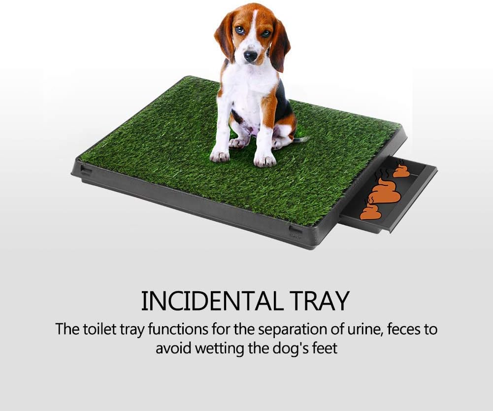 GWFVA Dog Loo with Lawn Dog Toilet 3 Layers Puppy Toilet