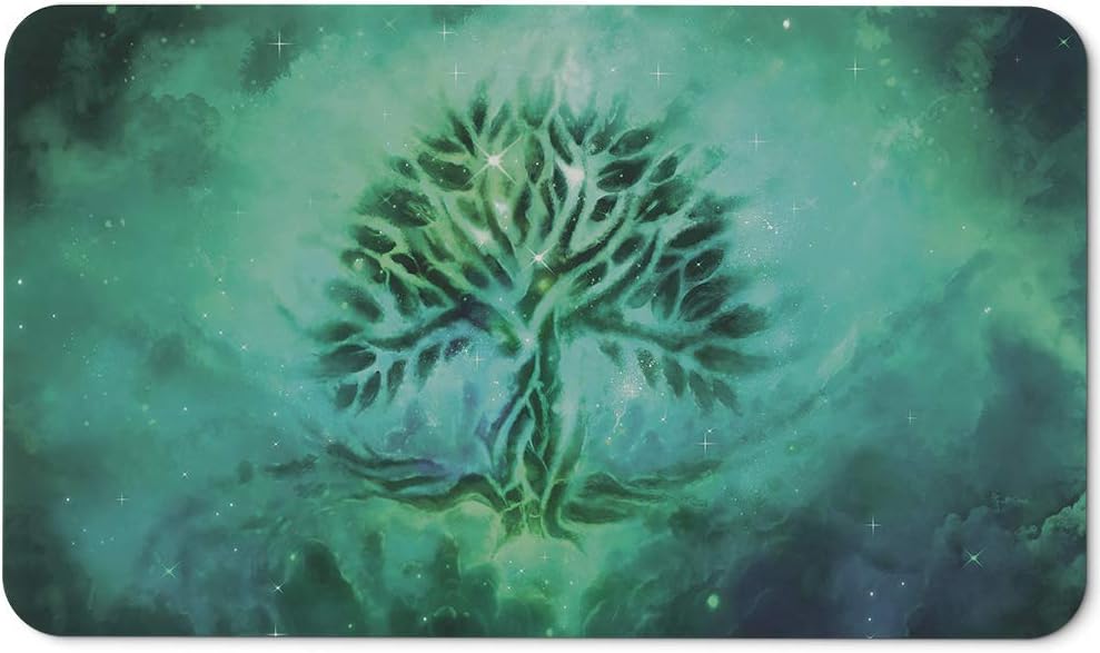Paramint Forest Ethereal Mana (Stitched), MTG Playmat, Compatible with Magic the Gathering Playmat, Play MTG, YuGiOh, TCG - Image 3