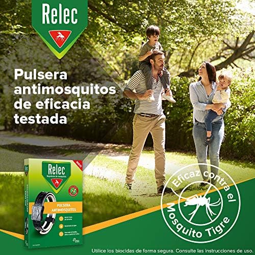 Pulsera Citronela para Picaduras Negra (+3 años), 1 ud