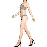 JoyJoyLing Women's Sheer Body Stocking Seamless Shiny Bodystocking Full Bodysuit Hidden Crotch High Gloss Lingerie Tight 8D