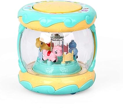 Bebe Jouet Tambour Pour Enfant Et Bebe Musical D Activite Tambour Toys Early Educational Toys Pour 1 5 Mois Vieux Garcons Et Filles Jouets Pour Bebe Carrousel Tambour A Main Couleur Aleatoire Amazon Fr Bebes
