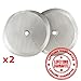 Universal Replacement French Press Filter: 4 Inch Stainless Steel Mesh Replacements for Bodum or Compatible Coffee Press Filters - French Press Screen Replacement Parts with Recipe Ebook, 2 Pack