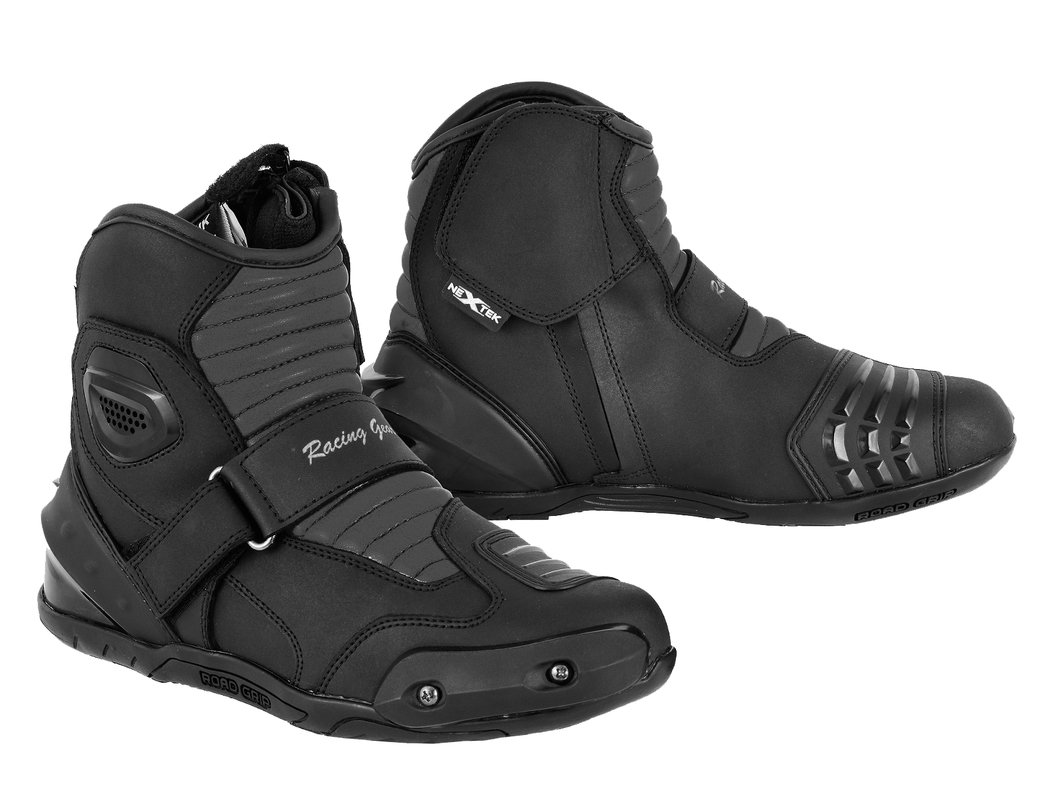 PROFIRST Nextek Genuine Leather Motorbike Armoured Boots Motorcycle