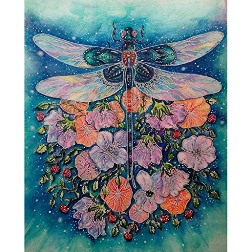 image for Emimarol DIY 5D Diamond Painting by Number Kits, Crystal Rhinestone Em