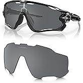 OAKLEY Original Jawbreaker Replacement Lenses For Men For Women+ Bundle Microfiber Pouch -FRAMES NOT INCLUDED