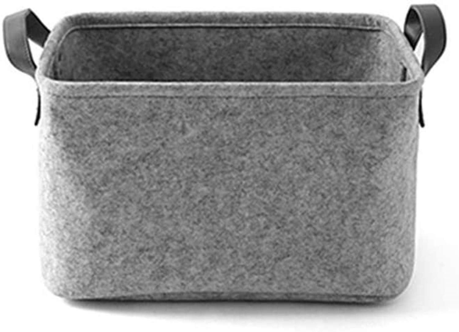 ProLeo Felt Storage Bag Laundry Basket Storage Basket Felt Basket with Handle Cabinet Organizer Storage Box for Clothes, Towels, Bedding Toys by