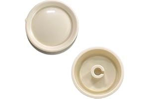 Auaurly 2 PCS RK-IV Rotary Dimmer Knob Replacement for Rotary Dimmer Switch,Fan Control,Ivory