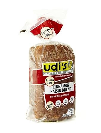 Amazon Com Udi S Gluten Free Cinnamon Raisin Bread Case Of 8 Gourmet Food Grocery Gourmet Food
