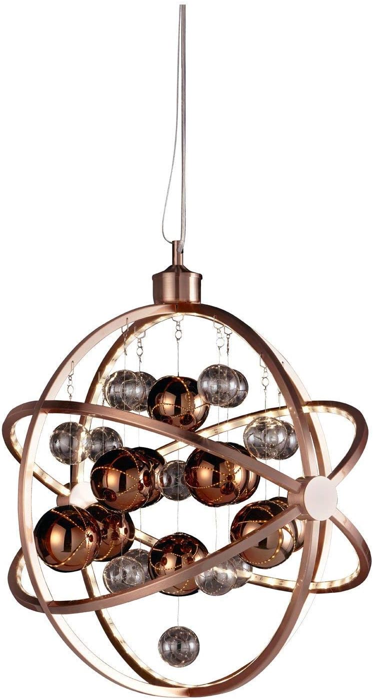 Endon Muni LED Ceiling Pendant Light Copper