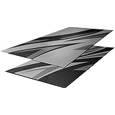 Faulkner 46341 Black 8' x 20' Deluxe Reversible Mat (Non-Carb Compliant)