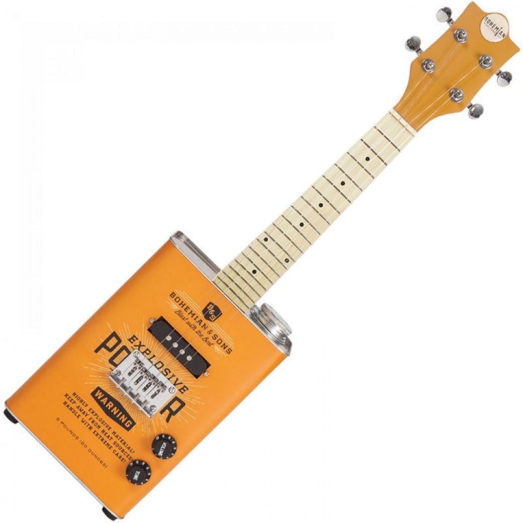Bohemian BGU15TNT TNT Oil Can Ukulele