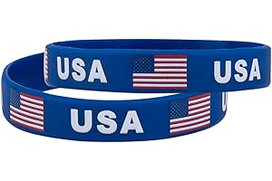 Evankin Country Flag Unisex Silicone Bracelet Rubber Sports Fashion Wristband