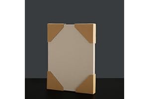 Wooqu Book Board, 10 Pcs, 80PT(.086"), 8.5x11", Binders Board for Book Binding, Book Cover, Gray/Tan