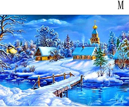 Lookatool DIY Paintings,5D Embroidery Kits Rhinestone Pasted True Diamond Cross Stitch Decor DZ-217