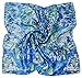 Van Gogh and Claude Monets Paintings, Square Elegant Luxury Fashion 100 Silk Scarf Premium Shawl Wrap Art
