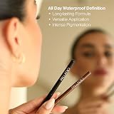 Palladio Retractable Waterproof Eyeliner Pencil Pure Black Long Lasting Smudge view 7