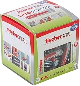 fischer DuoPower 8 x 40 S PH with PanHead Screw 50 plugs 50 screws