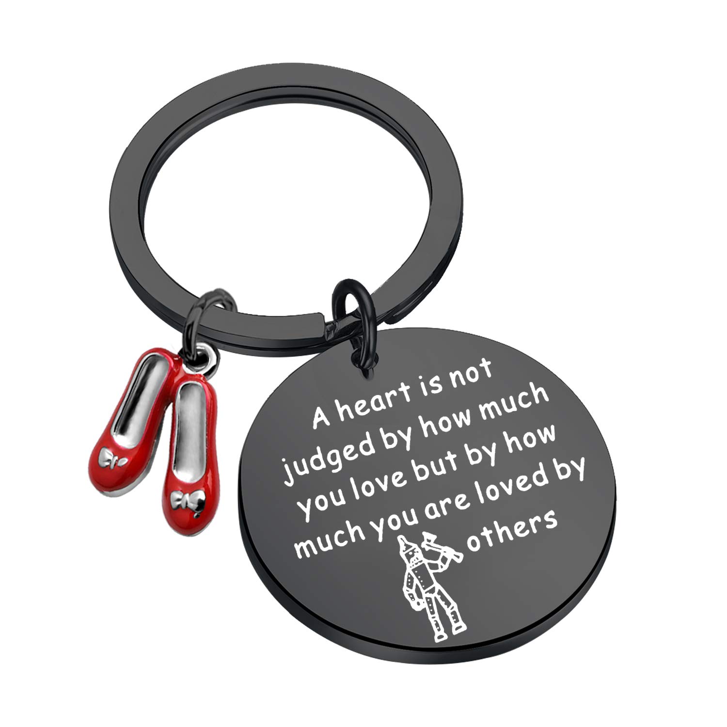 BLEOUK The Wizard of Oz Gifts Inspirational Gift for Women Encouragement Keychain Wizard of Oz