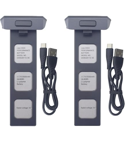 Batería De Repuesto Para Dron RG101 Pro Y RG101 Max | 7.4V 3800mAh Y 3000mAh | Hasta 28 Minutos De Vuelo | Larga Duración