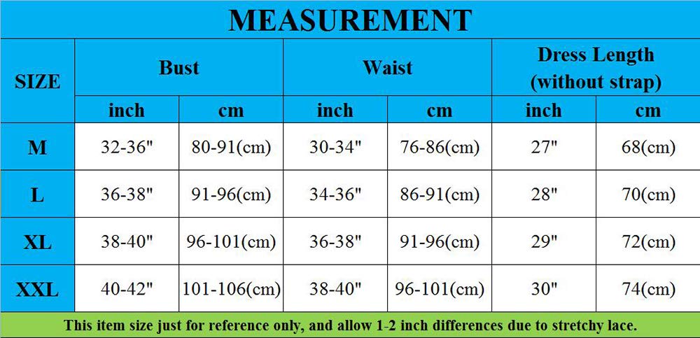 Sexy Nightgowns for Women, Babydoll Lingerie - Sheer Lace Chemise Halter Backless Sleepwear (Black, Medium)