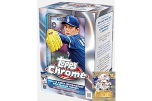 GENERIC NEW 2025 ToppsCHROME Baseball Trading Card Blaster Box with 28 Cards, Find 4 Sepia Refractors Per Box, Bonus Custom Judge Card Sized Print