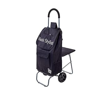 Amazon Com Tuscanypro Hairstylist Cart With Folding Chair