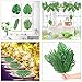 72 Pcs 6 Kinds Artificial Palm Leaves with Faux Monstera Leaves, Stems Tropical Plant, Simulation Safari Leaves for Hawaiian Luau Party, Jungle Beach Theme Decorations for Table Decoration Accessories