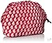 Vera Bradley Women's Signature Cotton Large Ruffle Cosmetic Makeup Organizer Bag