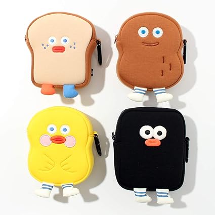Amazon Co Jp かわいい キャラクター 小物 ポーチ バッグ トラベル マルチ メイクポーチ カラビナ付 Brunch Brother Big Compact Pouch Pompom パソコン 周辺機器
