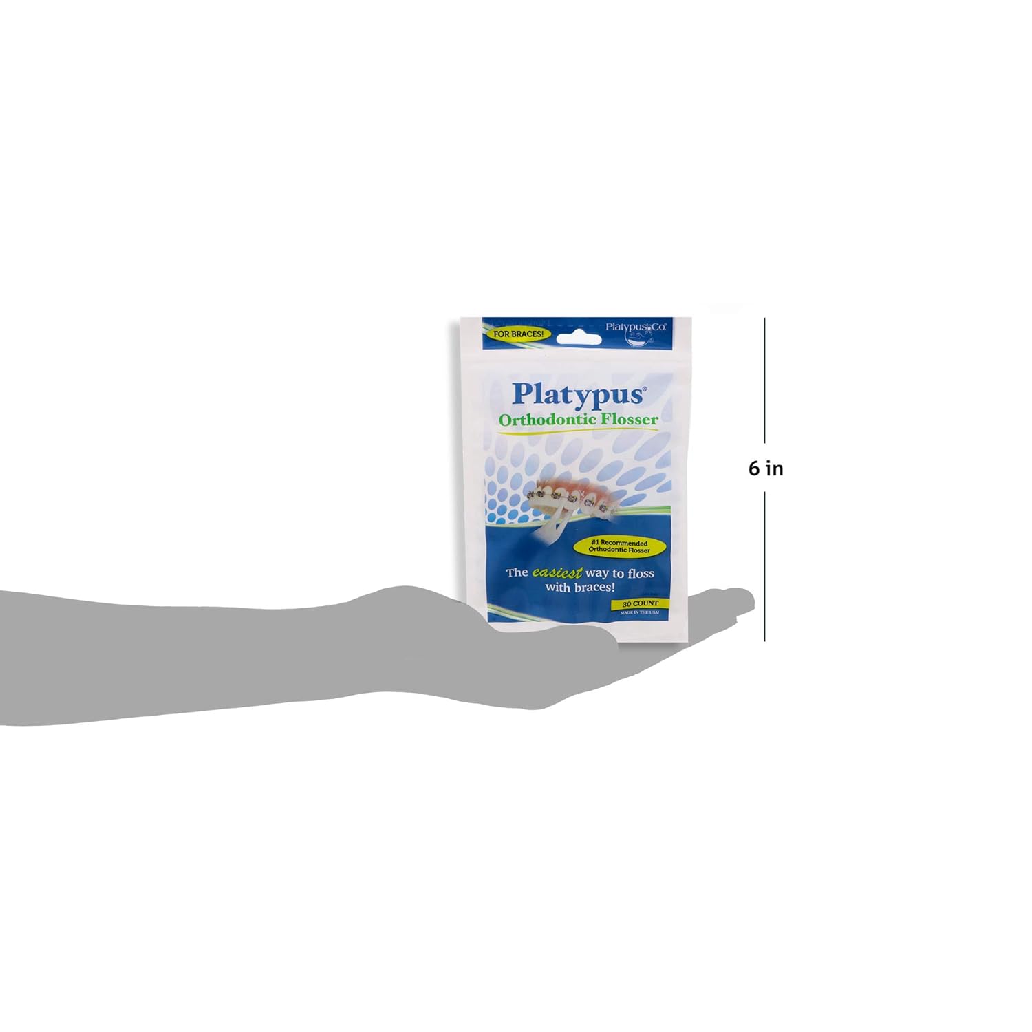 Platypus Ortho Flosser for Braces 30-Count (Pack of 3): Health & Personal Care