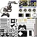 KEYESTUDIO 4DOF Robot Arm Kit for Arduino Project, Electronic Coding Robotics for Kids Age 12+, Joystick Controlled, Bluetooth Controlled, PS2 Controlled