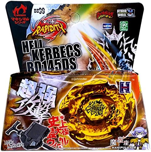 Kimsowashop Hades Kerbecs / Hell Kerbecs Metal Masters Beyblade NIP + Launcher