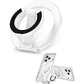 Magnetic Phone Ring Holder for iPhone 17 Pro Max/17Pro/Air/17/16 Pro/15/14, MagSafe Finger Grip Kickstand, 360°Adjustable Two