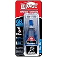 LePage Super Glue Gel Control, Clear, 4 ml Bottle, Pack of 6