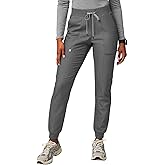 Fabletics Women's Active Scrub Jogger - MotionTech, Pocket-Packed, Lightweight, Wrinkle-Resist, Semi-Slim Fit