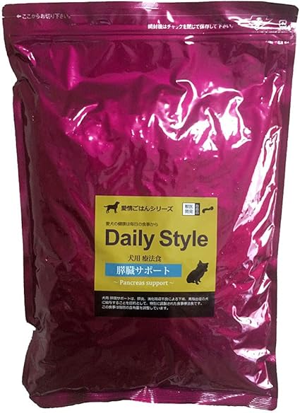 Amazon 獣医師開発 無添加国産 鹿肉ドッグフード デイリースタイル Dailystyle 犬用療法食 膵臓 すいぞう サポート 1kg 全犬種用 デイリースタイル ウェット 通販