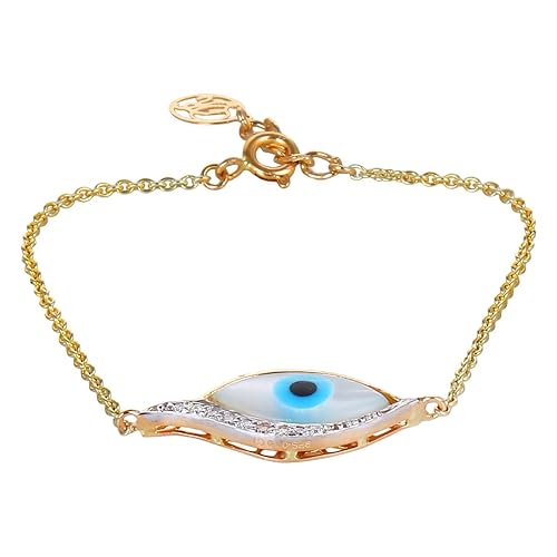 14KT Yellow-Gold and Solitaire Bracelet for Women