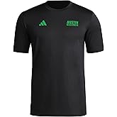 Adidas Mens Austin Fc Local Warp Pre-Game Short Sleeve T-Shirt