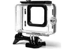 HONETEEK Waterproof Underwater Housing for Gopro Hero 12/11 /10/9 Black, Protective Dive Case Cover with Bracket for Go Pro 12/11 /10/9 Black, 40M