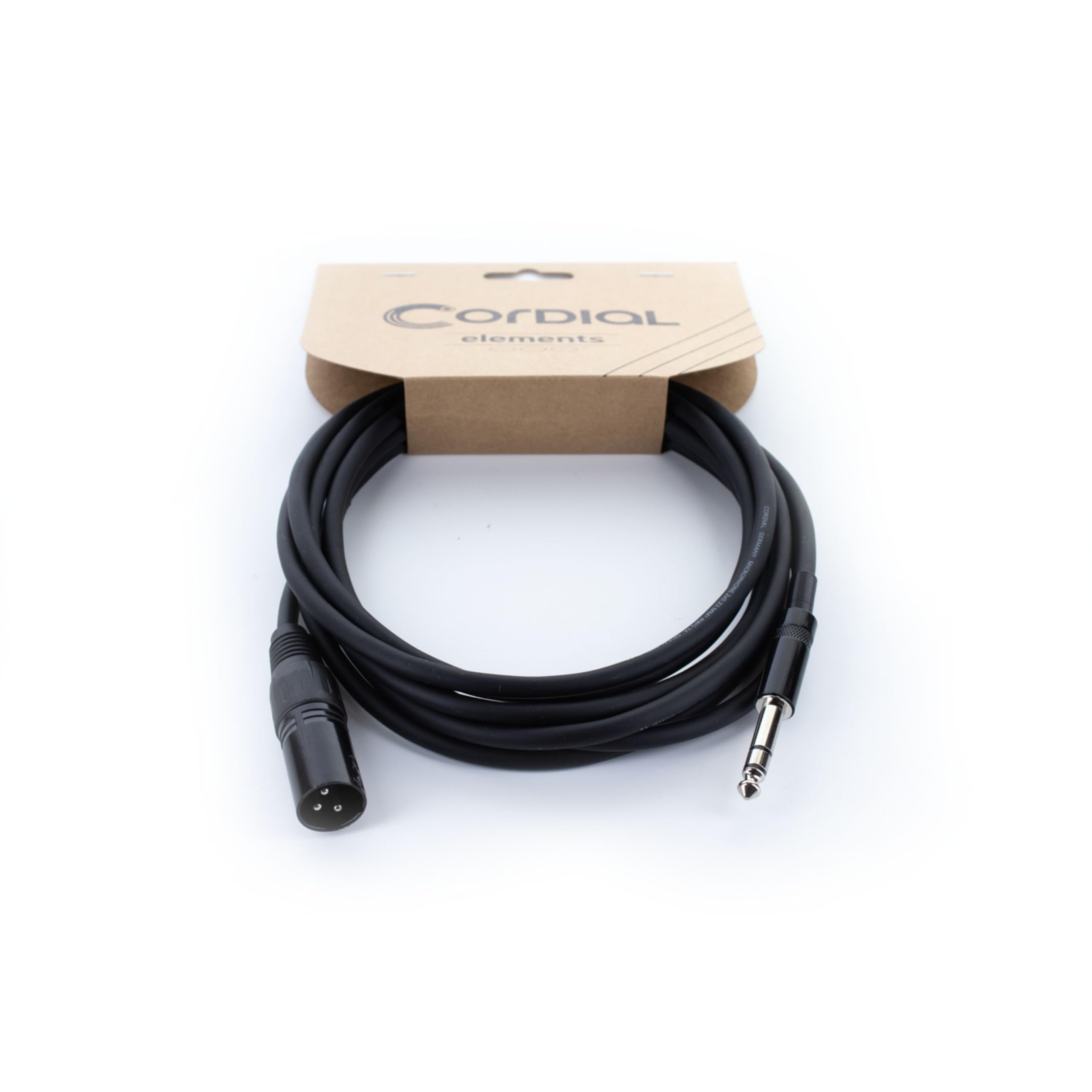 Cordial Audio Cable XLR Male/Stereo Jack 1.5 m