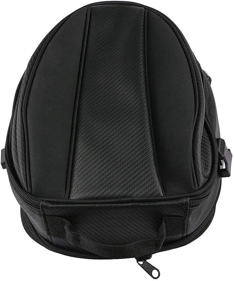 Motorcycle Tail Bag Seat Bag Waterproof Luggage Bag Motorbike Saddle Bags Multifunctional PU Leather Bike Bag Sport Backpack 15 Liters: Automotive